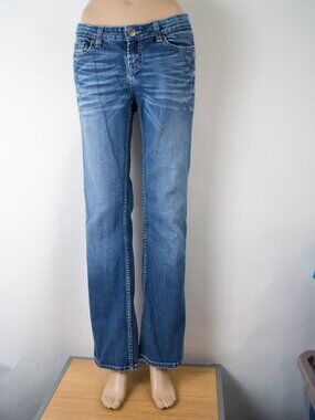 BKE Buckle Jeans Stella Bootcut 26 (28 X 31) Women's Denim Medium Wash Zip Fly